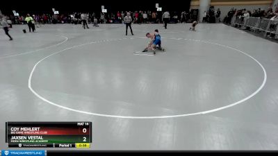 100 lbs Cons. Round 6 - Jaxsen Vestal, Moen Wrestling Academy vs Coy Mehlert, Big Game Wrestling Club