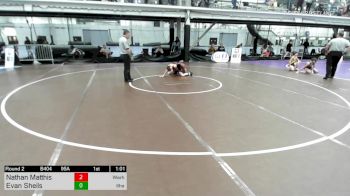 M-95A lbs Rr Rnd 2 - Nathan Matthis, Warhawk Wrestling vs Evan Sheils, Ithaca