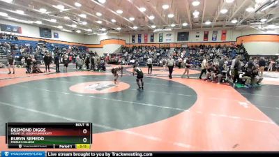 133 lbs Champ. Round 1 - Rubyn Semedo, Ferrum College vs Desmond Diggs, Mount St. Joseph University