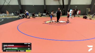 113 lbs Cons. Semi - Zack Hoover, CA vs Sulaiman Nasseri, WA