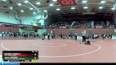 70 lbs Champ. Round 2 - George Guseilla, Urey Middle School vs Noah Hudson, Terre Haute Northside Wrestlin