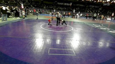 45 lbs Round Of 16 - Leo Alojado, RedNose Wrestling School vs Merrick Vaughan, Upper Township