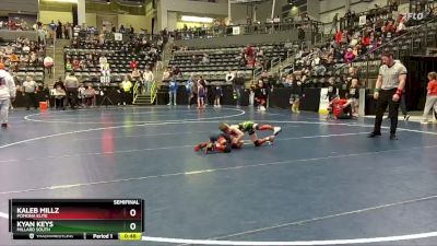 45 lbs Semifinal - Kaleb Millz, Pomona Elite vs Kyan Keys, Millard South