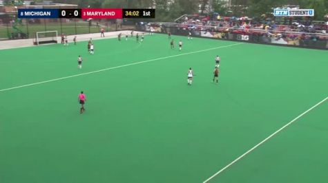 2018 Michigan vs Maryland | Big Ten Field Hockey (W)