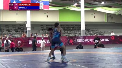 55 kg Jakason Burks, USA vs Hernan Almendra, ARG