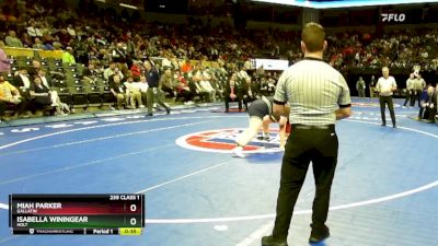 235 Class 1 lbs 5th Place Match - Miah Parker, Gallatin vs Isabella Winingear, Holt