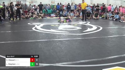 68 lbs Final - Esme Stewart, EP Rattlers vs Leeah Stephen, Lunatics