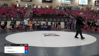 100 lbs Cons 4 - Zoey Haney, GTH Wrestling vs Lisa Pastoriza, Wyoming Seminary Wrestling Club