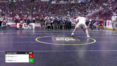 285 lbs Quarterfinal - Braden Ewing, Tyrone vs Carson Neely, Port Allegany