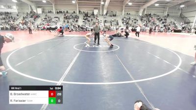 80 lbs Rr Rnd 1 - Brayden Broadwater, All American Wrestling Club vs Ryan Farissier, Team Bro