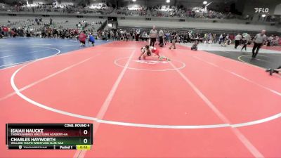 75 lbs Cons. Round 4 - Charles Hayworth, Willard Youth Wrestling Club-AAA vs Isaiah Naucke, Thoroughbred Wrestling Academy-AA