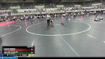 75 lbs Semifinal - Walter Caulum, West Salem Bangor vs Lucas Parish, PINnacle Wrestling