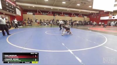 108 lbs Quarterfinal - Connor Jeong, Castro Valley High School vs Yani Aksoum, Las Lomas High School