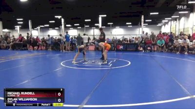 87 lbs Round 2 (8 Team) - Michael Rundell, Illinois vs Dylan Williamson, Iowa