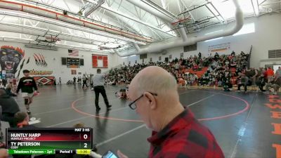 126 lbs Quarterfinal - Ty Peterson, Cody vs Huntly Harp, Huntley Project