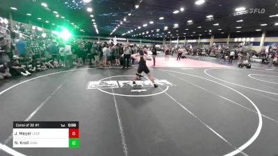 190 lbs Consi Of 32 #1 - John-Carlo Meyer, Legends Of Gold LV vs Nathaniel Kroll, Dominators WC