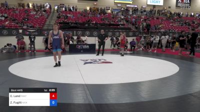 61 kg Cons 4 - Cory Land, Panther Wrestling Club RTC vs Zan Fugitt, Nixa High School Wrestling