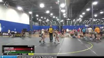 108 lbs Round 3 (6 Team) - Jaden Farr, Indiana Outlaws 2 vs Tristen Dood, ARES Grey