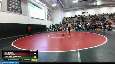 110 lbs 3rd Place Match - Gia Gabel, Discovery Canyon vs Arianna Sanchez, Douglas County