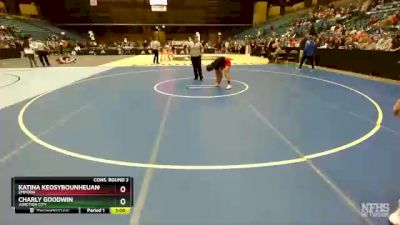 120 lbs Cons. Round 2 - Katina Keosybounheuang, Emporia vs Charly Goodwin, Junction City