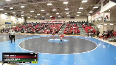 149 lbs Semifinal - Lawrence Saenz, San Francisco State vs Dean Noble, Western Colorado