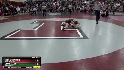 S-8 lbs Quarterfinal - Finn Crawford, Indee Mat Club vs Cruz Allen, Unattached