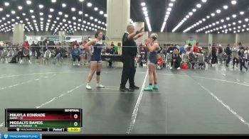 143 lbs Semis (4 Team) - Mikayla Konrade, Baker vs Migdalys Ramos, Brewton-Parker