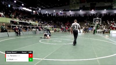 113 lbs Champ. Round 1 - Lincoln Parsons, Greenfield-Central vs Jackson Elliott, Carmel