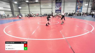 132 lbs Consi Of 32 #2 - James Lally, MA vs William Sakoutis, NJ