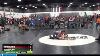 60 lbs Round 2 (8 Team) - Javier Flores, Olympia (NY) vs Henry Riesen, Elite Ath Club WE