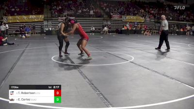 170 lbs Quarterfinal - Tayleigh Robertson, Utah Tech (W) vs Ebony Cortez, Ottawa - Arizona (W)