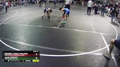 70 lbs Cons. Round 3 - Kendric Trout-Palomo, Nebraska Elite Wrestling Club vs Kage Kohout, York Wrestling Club