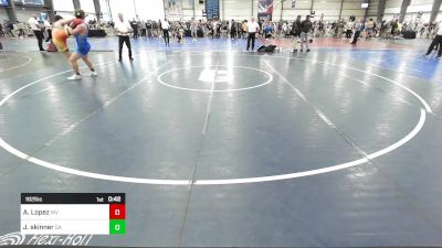 182 lbs Consi Of 16 #1 - AJ Lopez, WV vs Jacob D. Skinner, GA