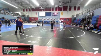 107 lbs Cons. Semi - Anthony Scott, Los Lunas vs Timmy Archuleta, Las Cruces