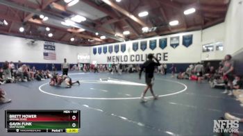 197 lbs Quarterfinal - Gavin Funk, Unattached vs Brett Mower, Oregon State