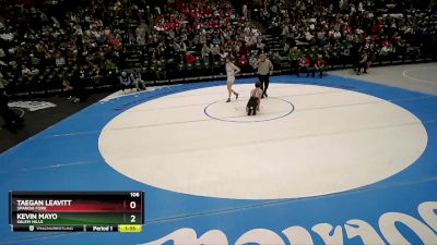 106 lbs Semifinal - Taegan Leavitt, Spanish Fork vs Kevin Mayo, Salem Hills