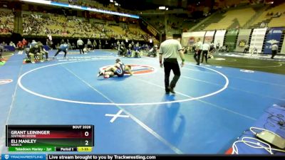 126 Class 2 lbs Champ. Round 1 - Grant Leininger, Southern Boone vs Eli Manley, Seneca