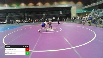 149 lbs Round Of 64 - Dante Oliverio, Clackamas vs Sammy Alvarez, Oklahoma State-UNATT