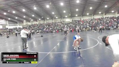 110 lbs Quarterfinal - Decker Ford, JWC vs Diesel Knudsen, Fremont Wrestling Club