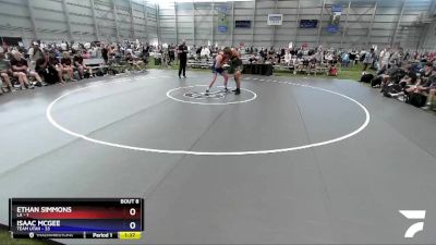 220 lbs Round 1 (16 Team) - Ethan Simmons, LA vs Isaac McGee, Team Utah