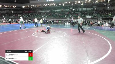 126 lbs Quarterfinal - Benjamin Cordero, Kearny vs Marco Manzo, Egg Harbor