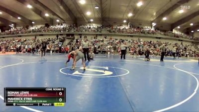 70 lbs Cons. Round 5 - Maverick Etris, Webb City Youth Wrestling Club-AAA vs Roman Lewis, Bronco Wrestling Club-AAA