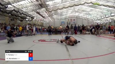 57 kg Round Of 64 - Talha Farooq, Patriot Eilte Wrestling Club vs Kyle Norstrem, SERTC-VT