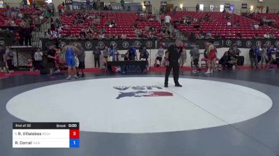 92 kg Rnd Of 32 - Roman Villalobos, Rochelle Wrestling Club vs Roman Corral, Tucson Badger Wrestling Club