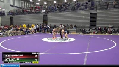 220 lbs 2nd Wrestleback (8 Team) - Jacob McClure, Perry Meridian vs Jackson Weingart, Cathedral