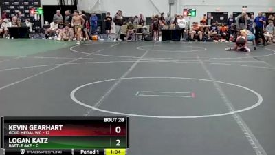 120 lbs Round 7 (8 Team) - Kevin Gearhart, Gold Medal WC vs Logan Katz, Battle Axe