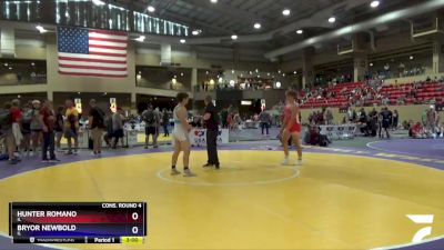 182 lbs Cons. Round 4 - Hunter Romano, IL vs Bryor Newbold, IL