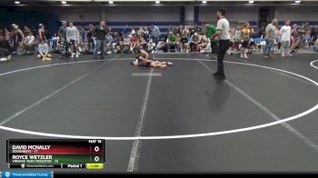 92 lbs Round 1 (8 Team) - David McNally, Doughboys vs Royce Wetzler, Virginia Team Predator