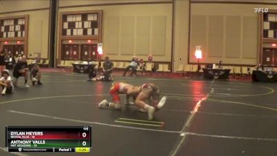 115 lbs Finals (8 Team) - Anthony Valls, Mat Assassins vs Dylan Meyers, Revival Blue