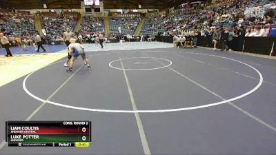 5A - 126 lbs Cons. Round 2 - Liam Coultis, Andover Central vs Luke Potter, Andover